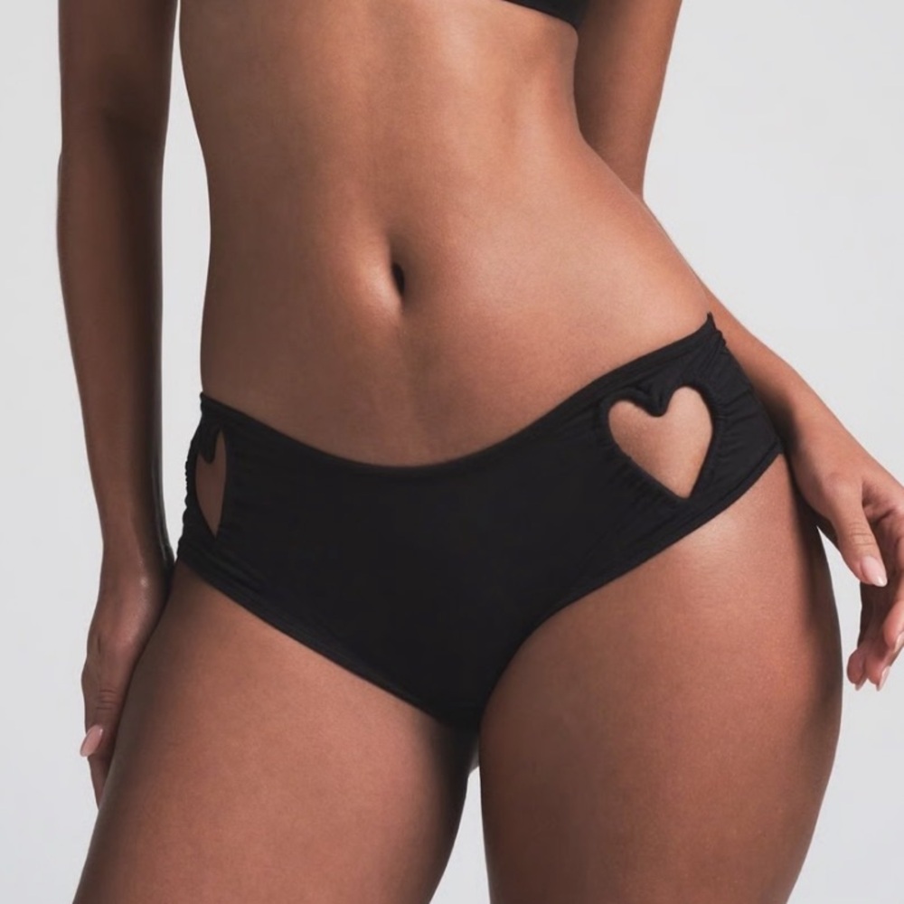 NWT Skims Cotton Jersey Heart Boyshort